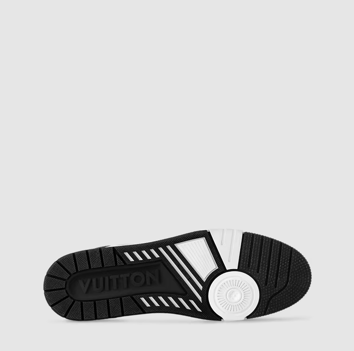 Sneaker Trainer Monogram Denim Schwarz