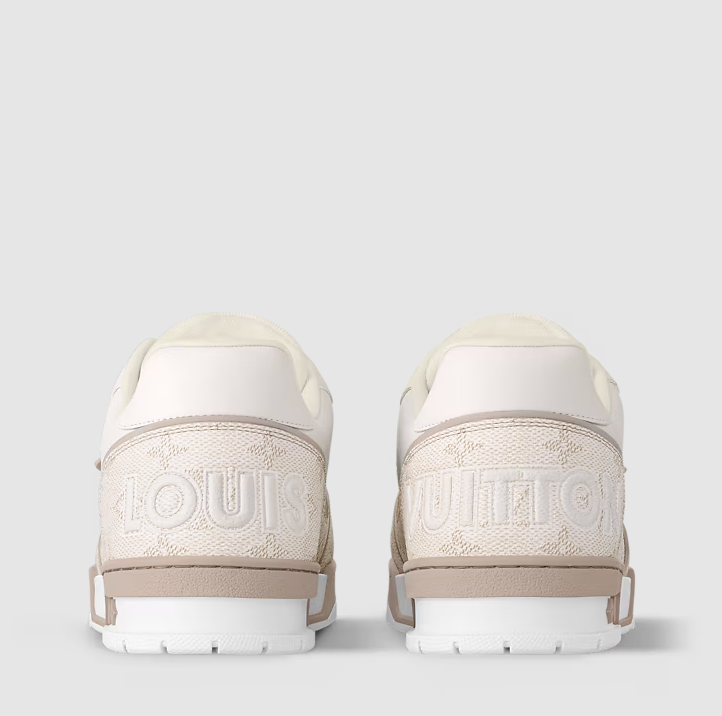 Sneaker Trainer Floral Monogram Beige