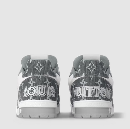Sneaker Trainer Floral Monogram Grey