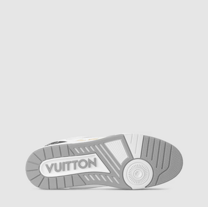 Sneaker Trainer Floral Monogram Grey