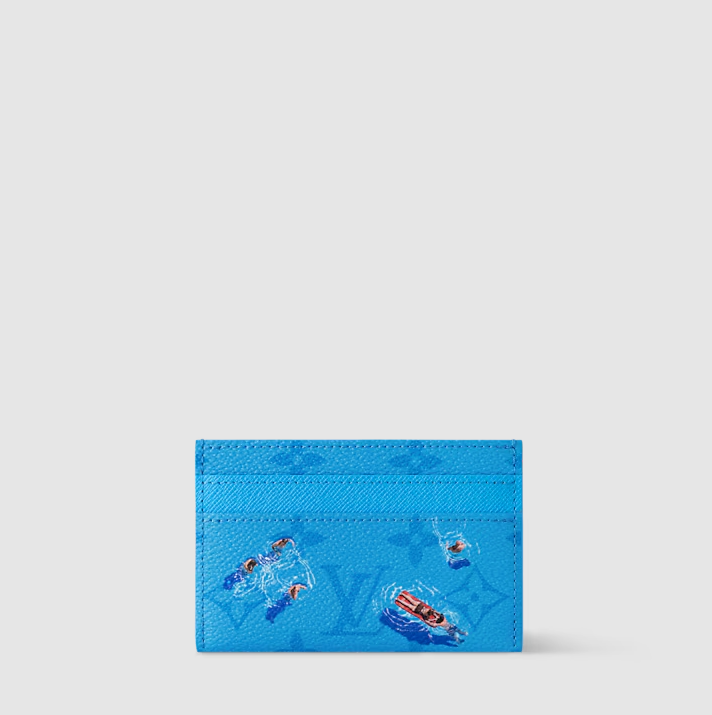 Double Credit Card Holder Blue Lagon