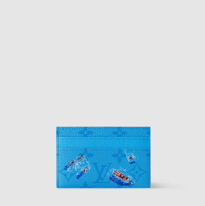 Double Credit Card Holder Blue Lagon