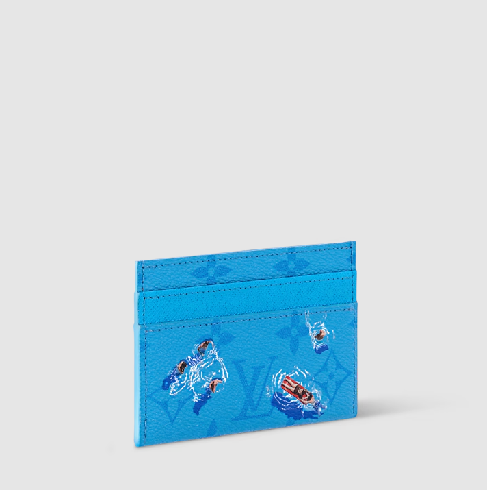 Double Credit Card Holder Blue Lagon