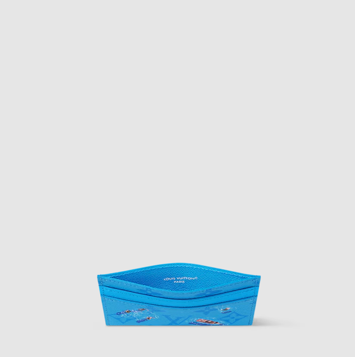 Double Credit Card Holder Blue Lagon