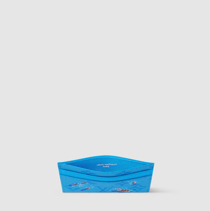 Double Credit Card Holder Blue Lagon