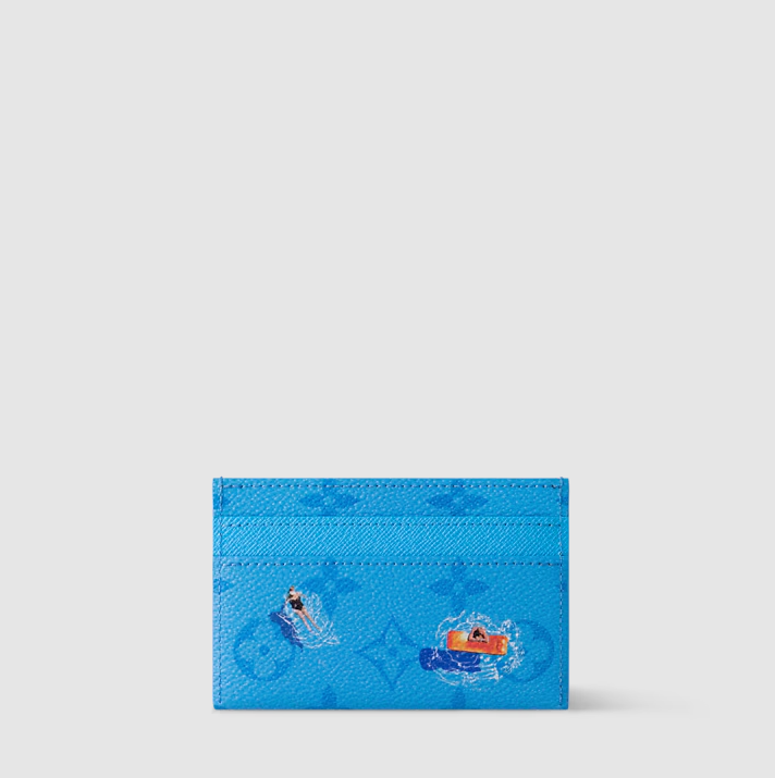 Double Credit Card Holder Blue Lagon