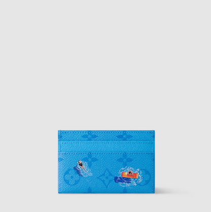 Double Credit Card Holder Blue Lagon