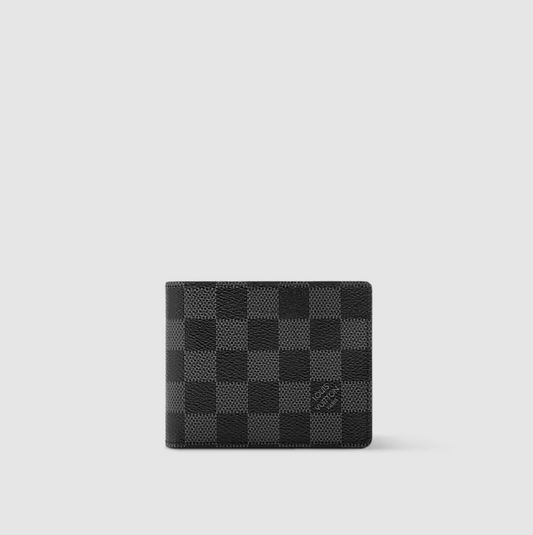 Slender Wallet in Damier Graphite Canvas