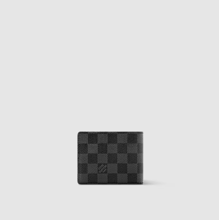 Slender Geldbörse aus Damier Graphite Canvas