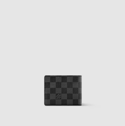 Slender Geldbörse aus Damier Graphite Canvas