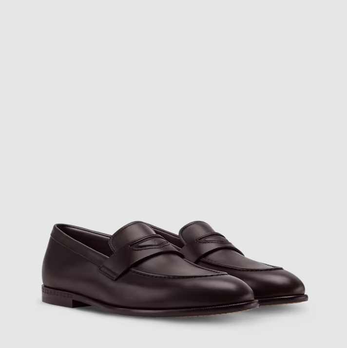 LV Gent Leather Loafers Brown