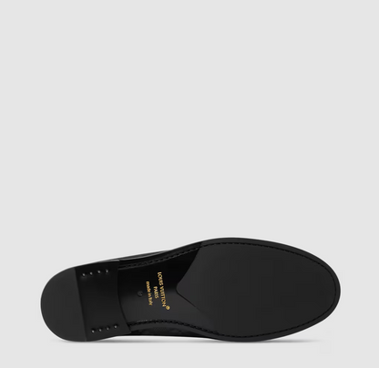 Major Monogram Loafer aus Jacquardgewebe Schwarz