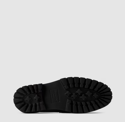 Major Loafer aus glattem Kalbsleder Schwarz