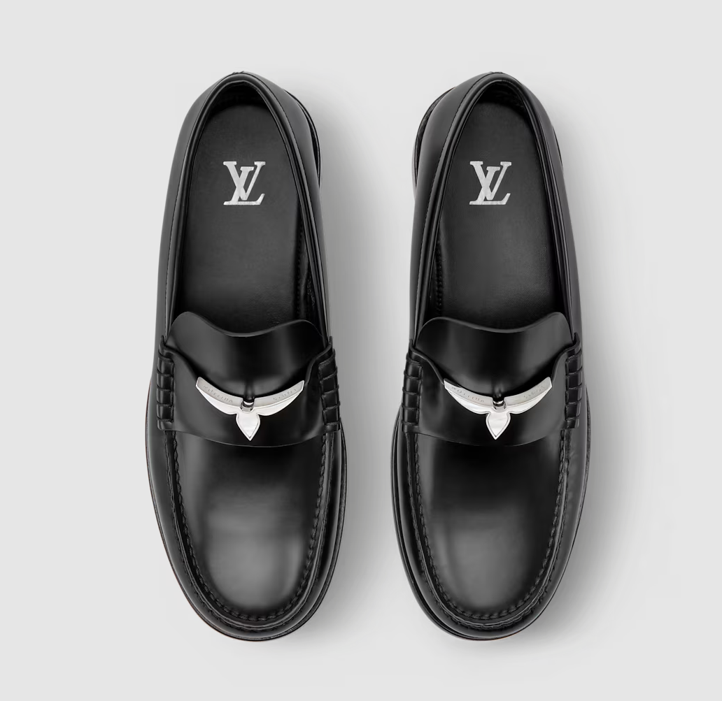 LV Oxford Loafer aus Leder Schwarz
