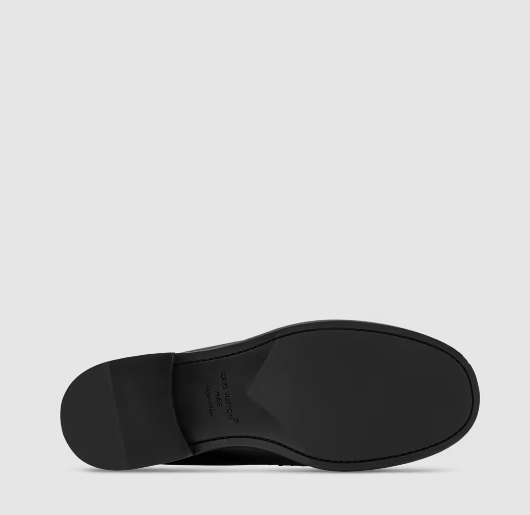 LV Oxford Loafer aus Leder Schwarz