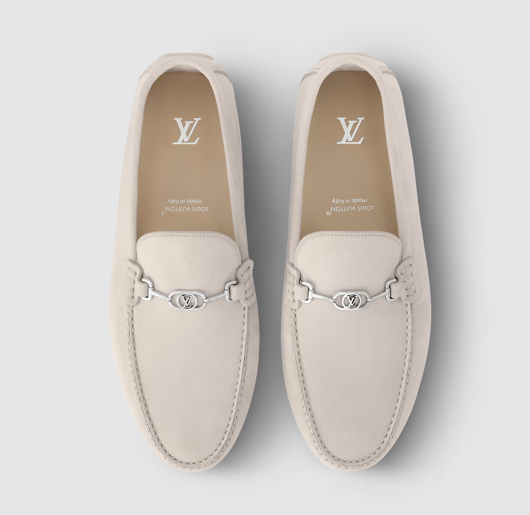 LV Driver Loafer Beige