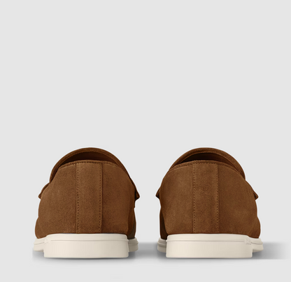 Estate Loafer aus Wildleder Cognac