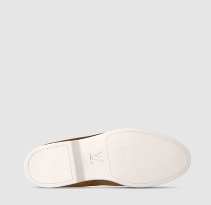 Estate Loafer aus Wildleder Cognac
