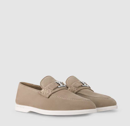 Estate Loafer aus Wildleder Beige