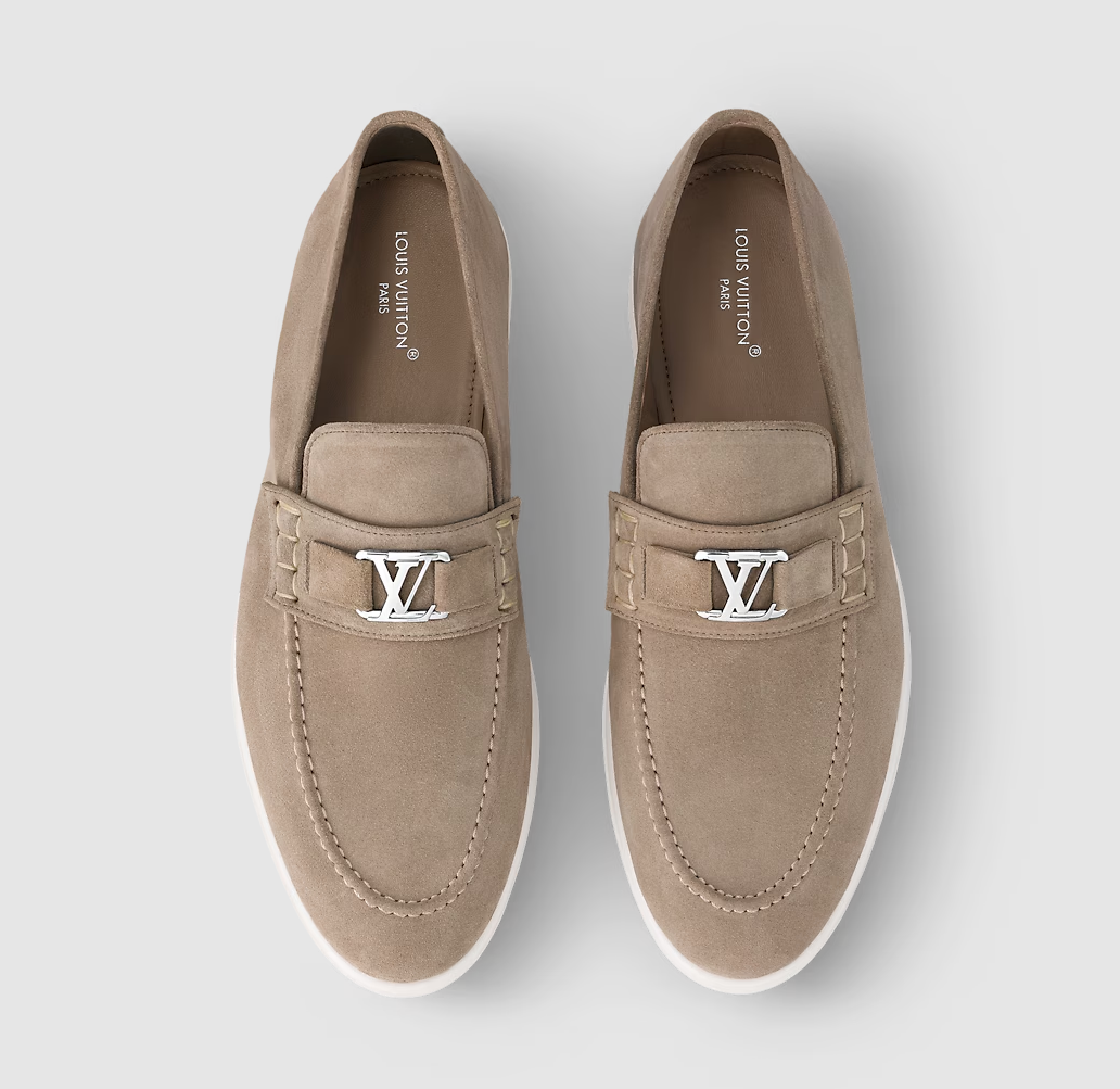Estate Loafer aus Wildleder Beige