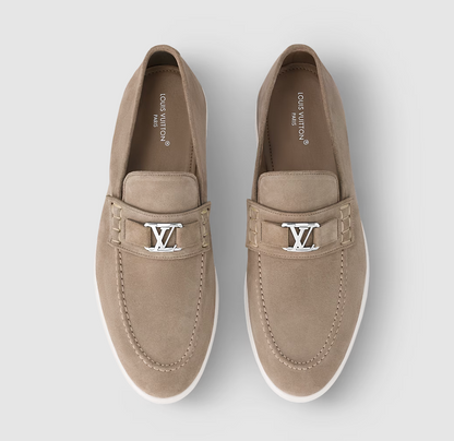 Estate Loafer aus Wildleder Beige