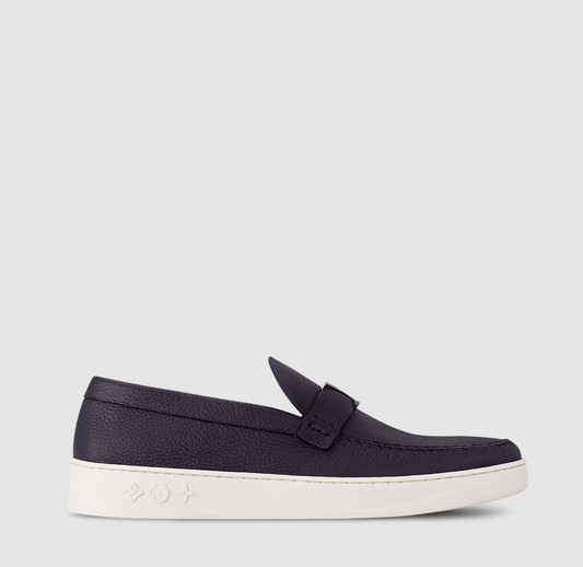 LV Resort Leather Loafer Navy