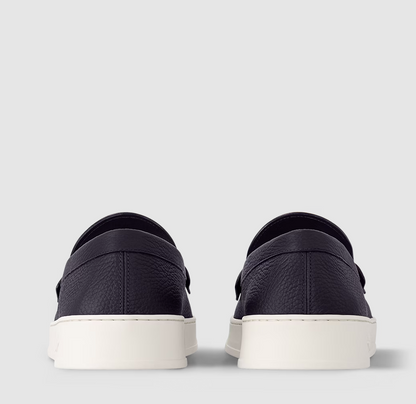 LV Resort Loafer aus Leder Marineblau