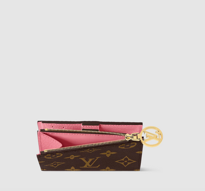 Lisa Geldbörse Monogram Rosa