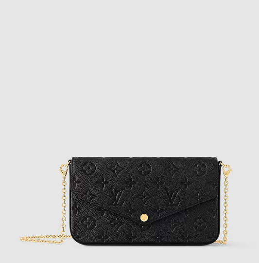 Black Monogram Empreinte Leather Pochette Félicie