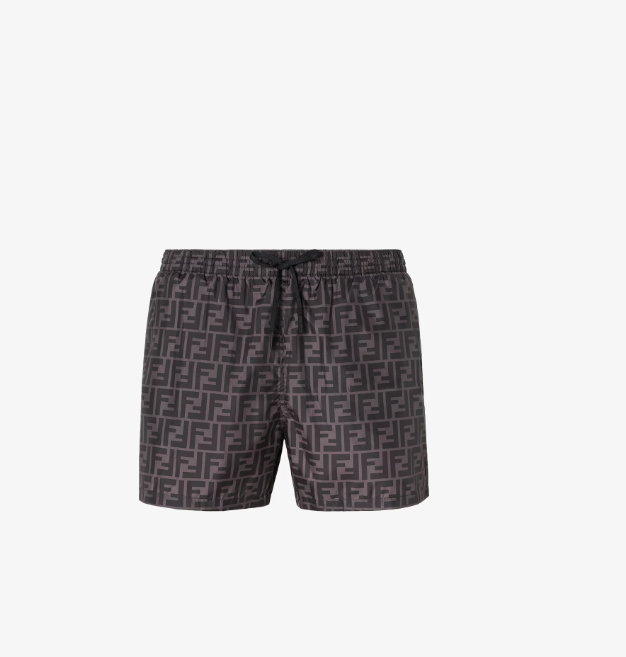 Badehose aus schwarzem Nylon