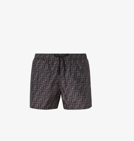 Badehose aus schwarzem Nylon