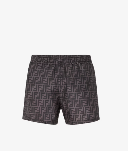 Badehose aus schwarzem Nylon