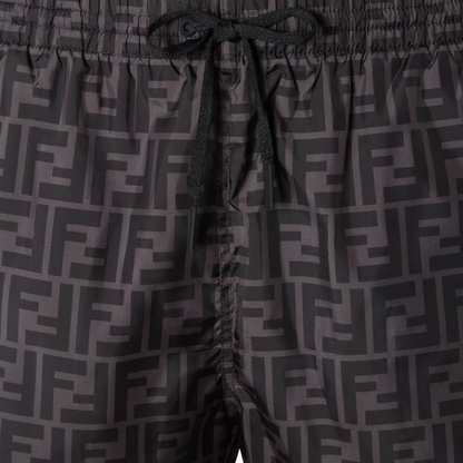 Badehose aus schwarzem Nylon