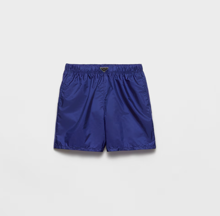 Badehose aus Re-Nylon Blauette