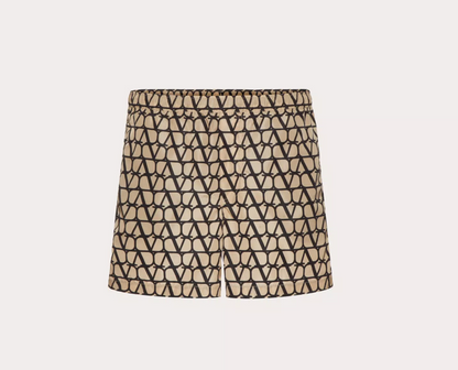 Badehose aus Nylon mit Toile-Iconographe-Print