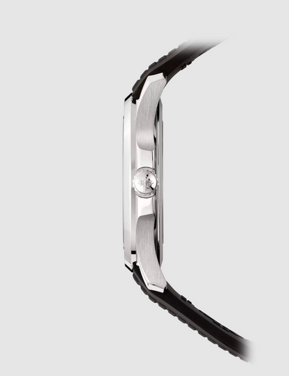 Aquanaut Date mit schwarzem Armband aus Edelstahl