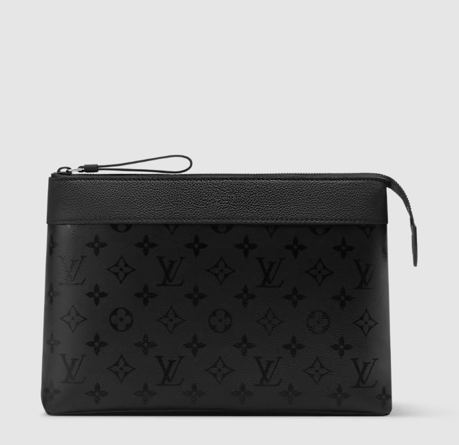 Pochette Voyage Souple Monogram Midnight Schwarz