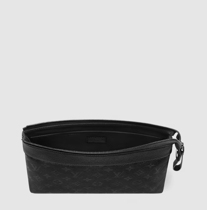 Pochette Voyage Souple Monogram Midnight Schwarz