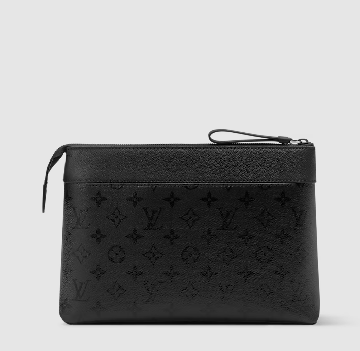 Pochette Voyage Souple Monogram Midnight Schwarz