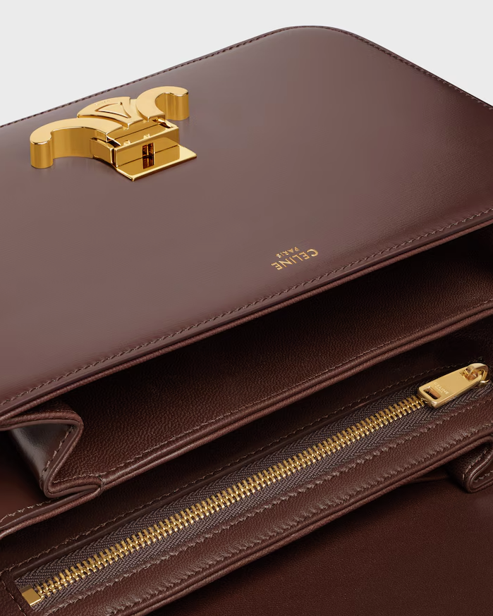 CLASSIQUE TRIOMPHE TASCHE aus glänzendem Kalbsleder