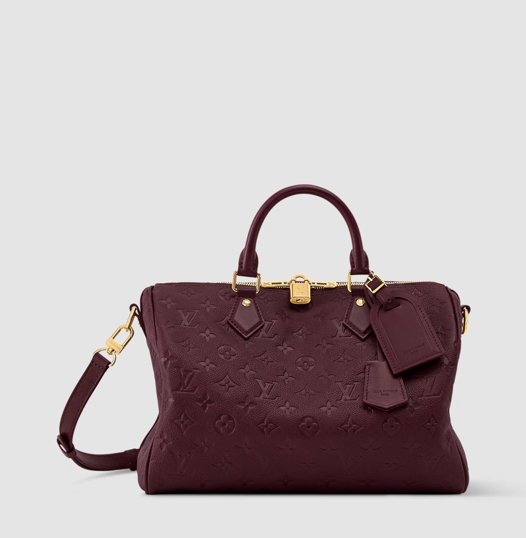 Speedy Soft 30 Monogram Empreinte Grenat