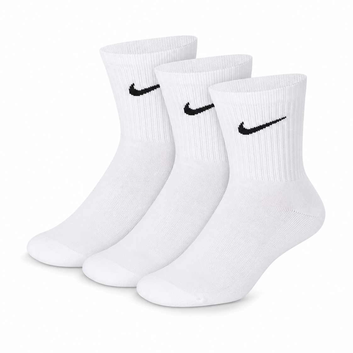 3x Mittelhohe Socken Crew Essential