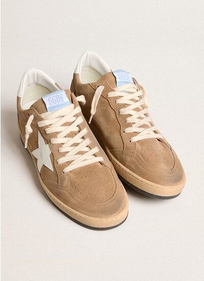 Tobacco-colored suede