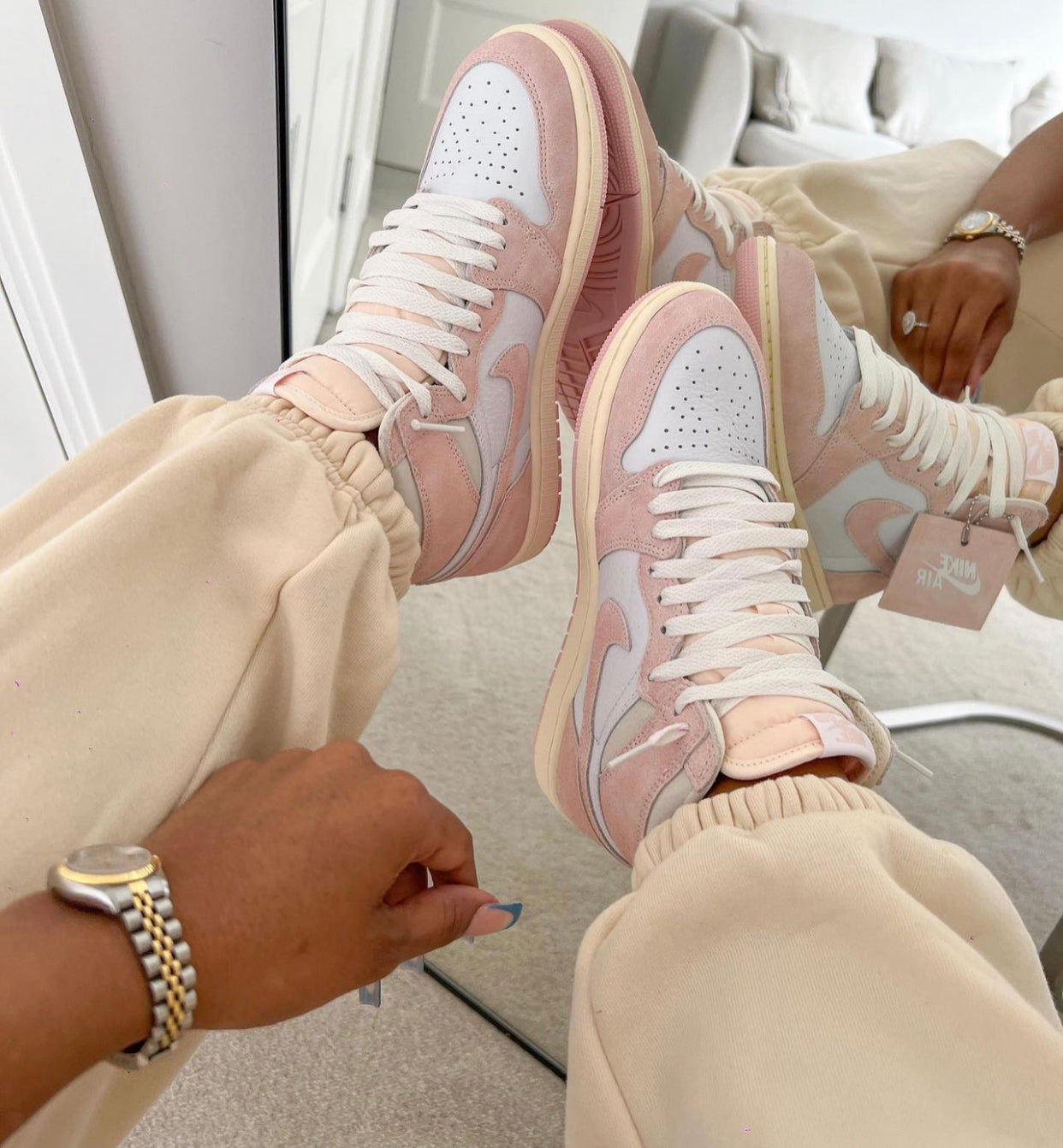 Retro High TD Washed Pink