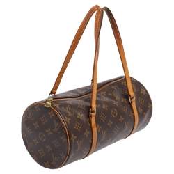 Borsa a tracolla Monogram Papillon 30 M51385 Marrone Donna
