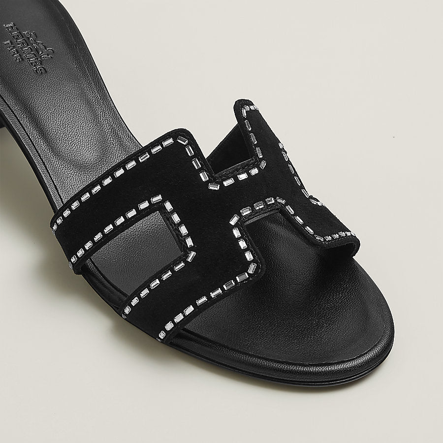 Oasis Sandals Black/White