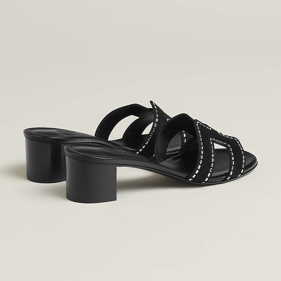 Oasis Sandals Black/White