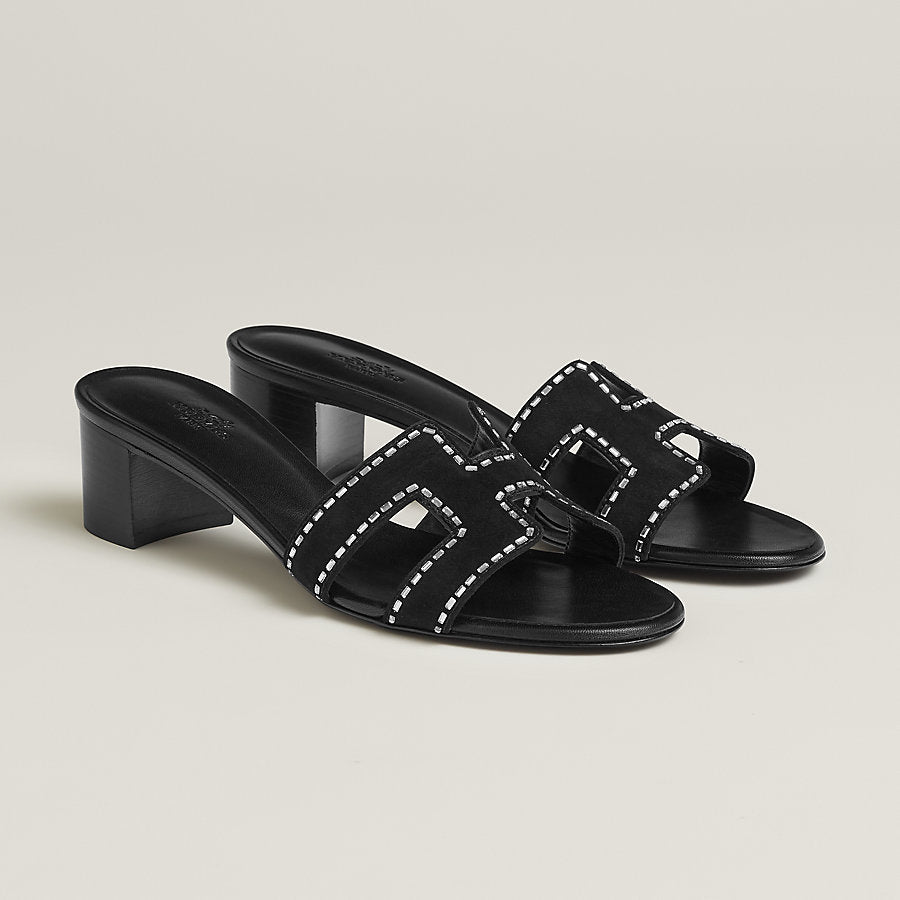 Oasis Sandals Black/White