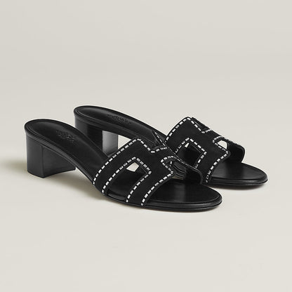 Oasis Sandals Black/White