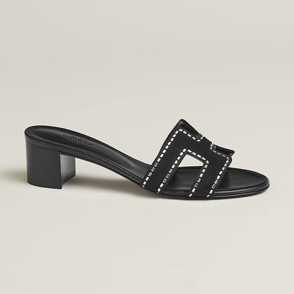 Oasis Sandals Black/White